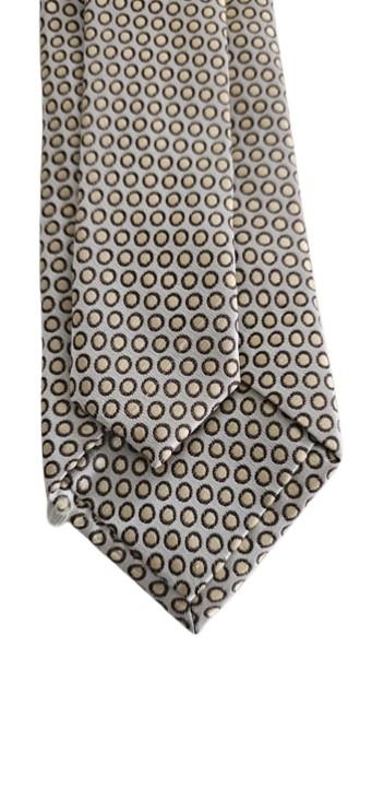Patterned tie on a white background