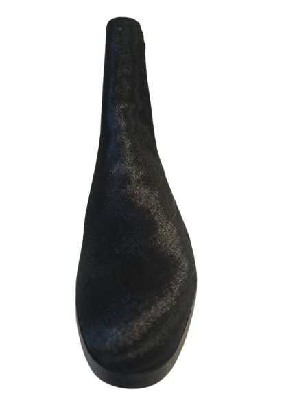 Onyx Textured-Hair Chelsea Boot