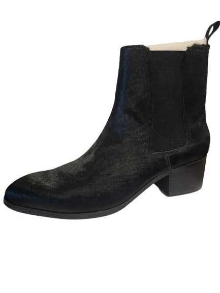 Onyx Textured-Hair Chelsea Boot