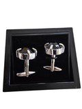 Black Octagonal Faceted Cufflinks