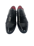 Black Patent Leather Studded Dress Shoes