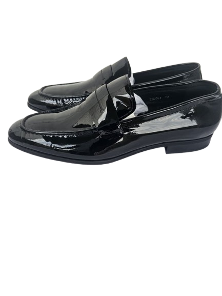 Classic Black Patent Leather Penny Loafer