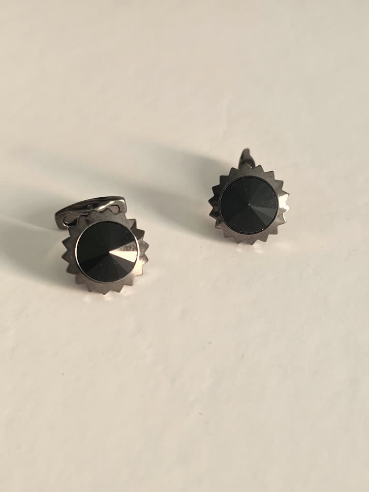 Black Gear Cufflinks