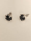 Black Octagonal Faceted Cufflinks